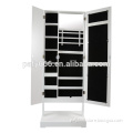 standing jewelry armoire mirrors with drawer